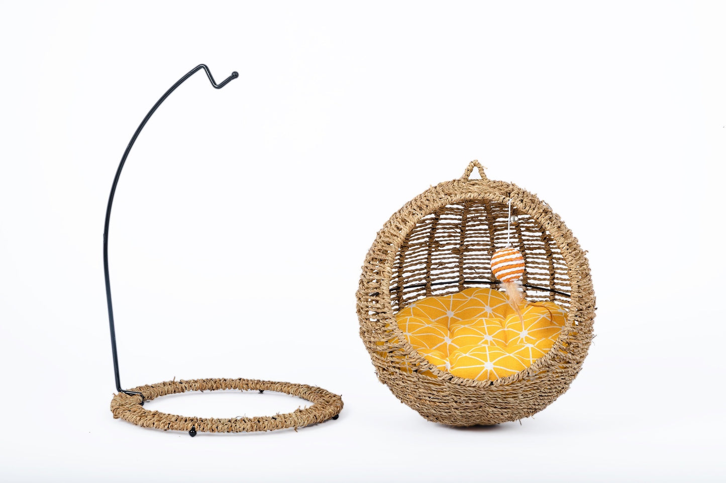 Woven Cat Bed Basket