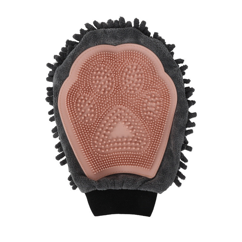2-in-1 Pet Grooming Brush Glove