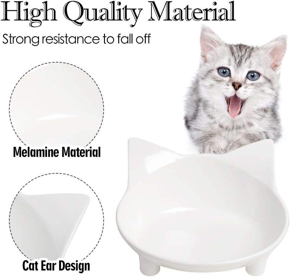 Non-Slip Shallow Cat & Dog Feeding Bowl