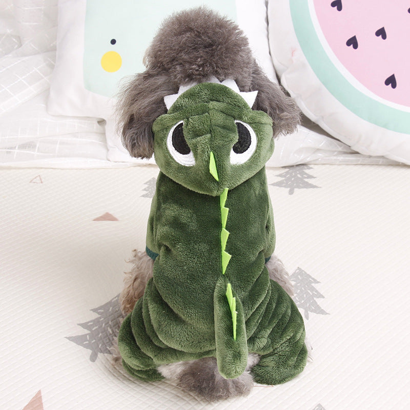 Dinosaur Warm Pet Clothing