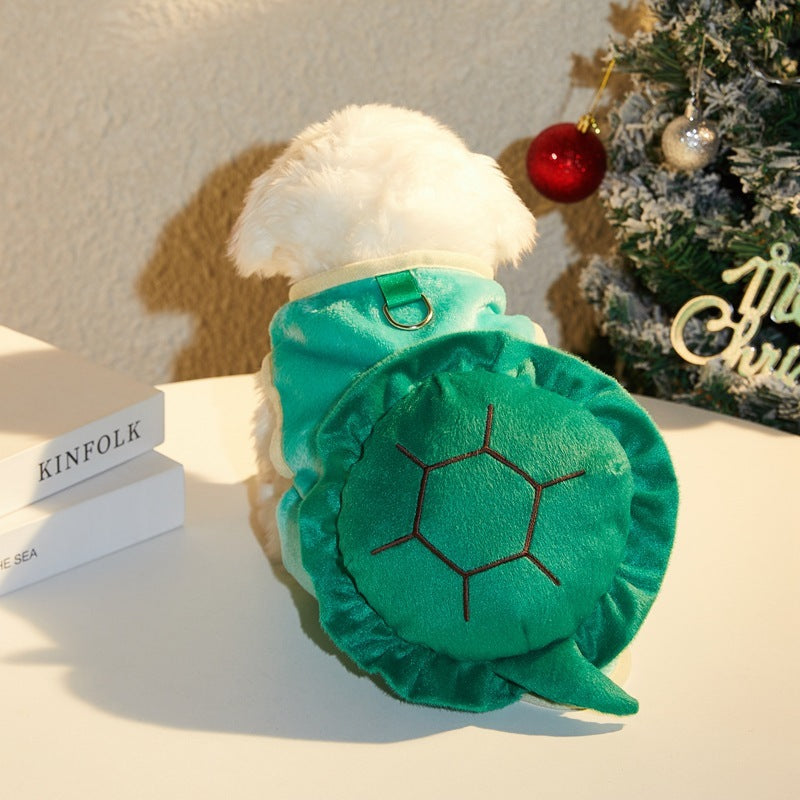 Turtle Flannel Pet Clothing
