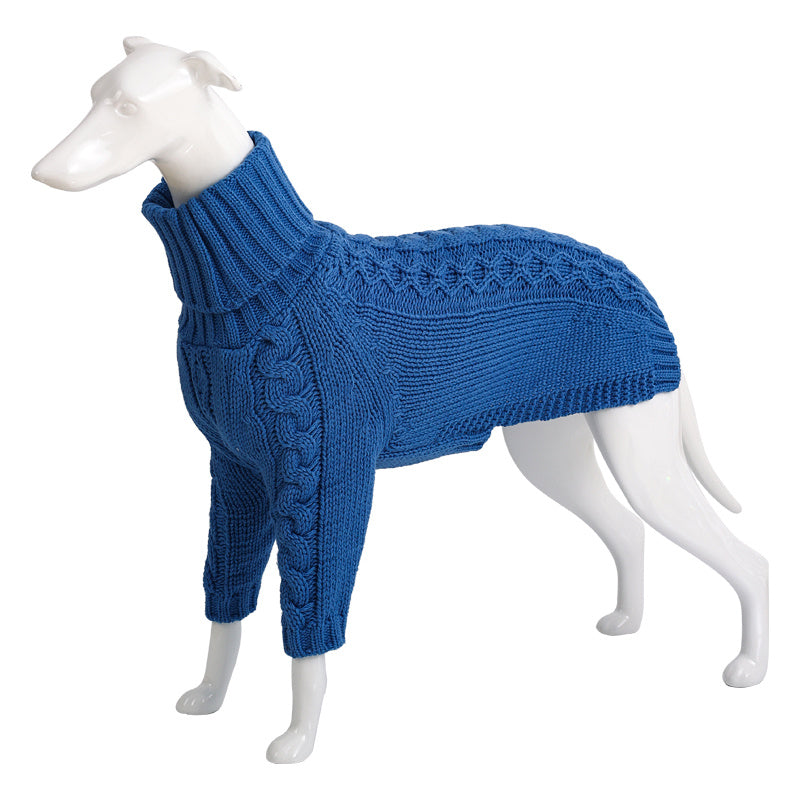 Winter High Collar Dog Sweater