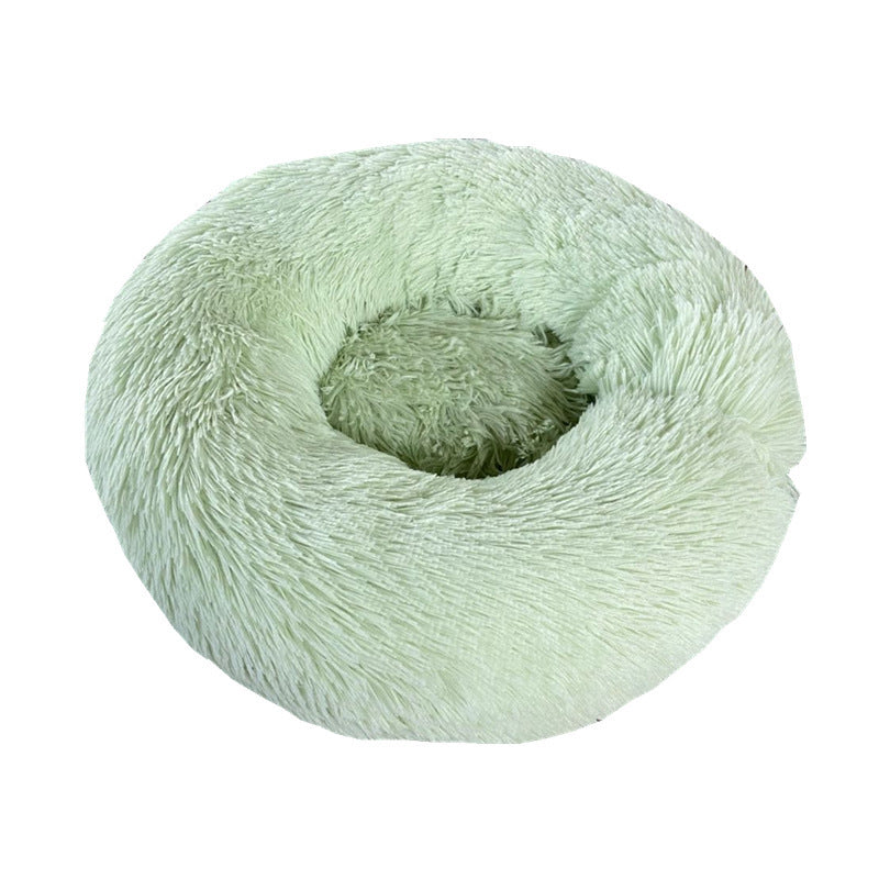 Plush Round Pet Bed