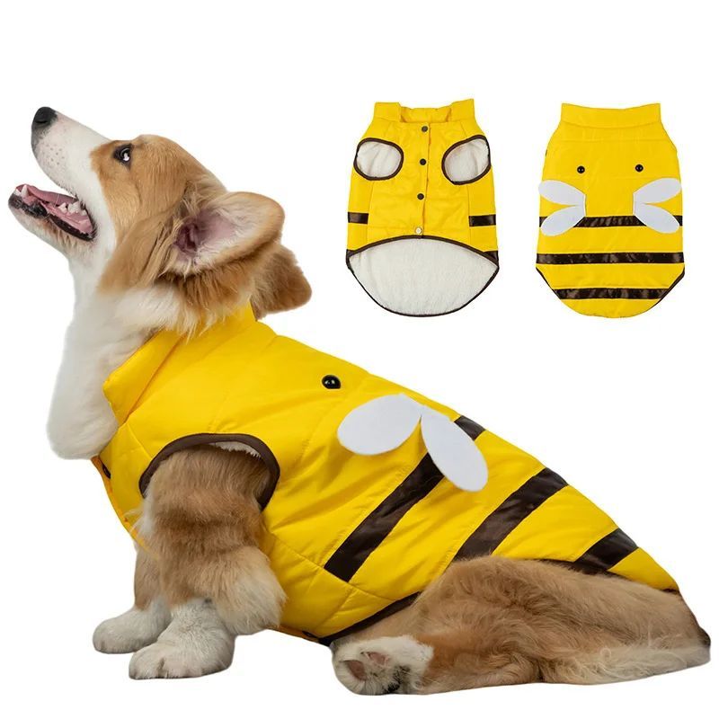 Bee Dog Coat Winter Jacket