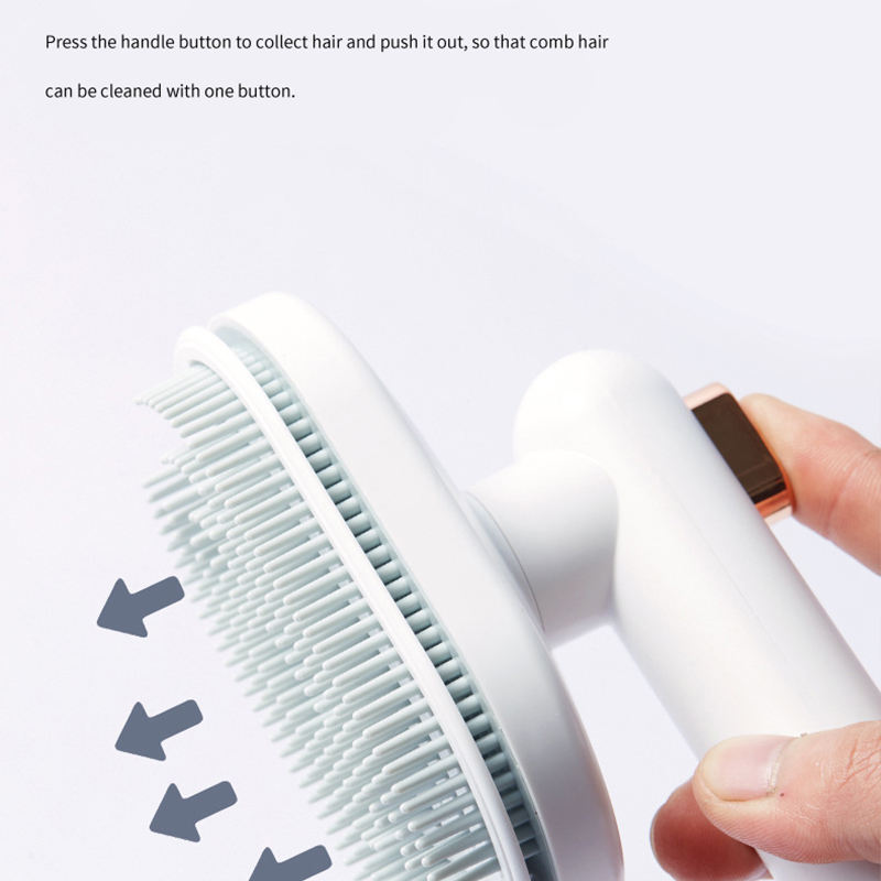 Self-Cleaning Pet Hair Comb