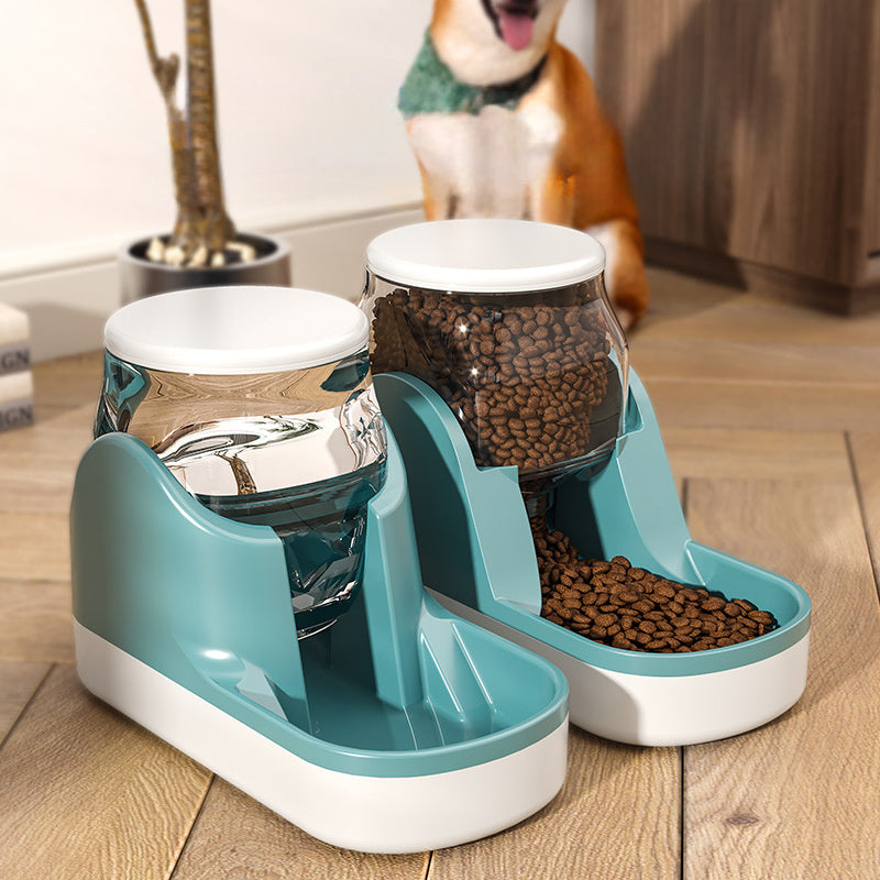 Automatic Cat Water Fountain & Pet Feeder