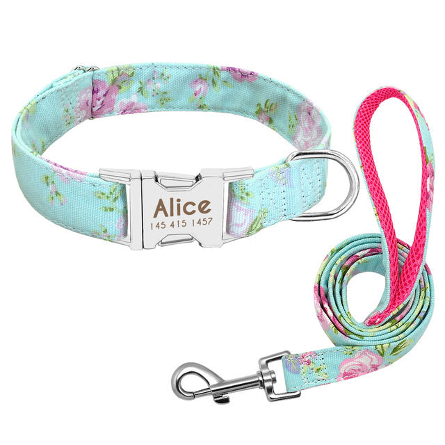 Custom Pet Collar with Tag & Bell