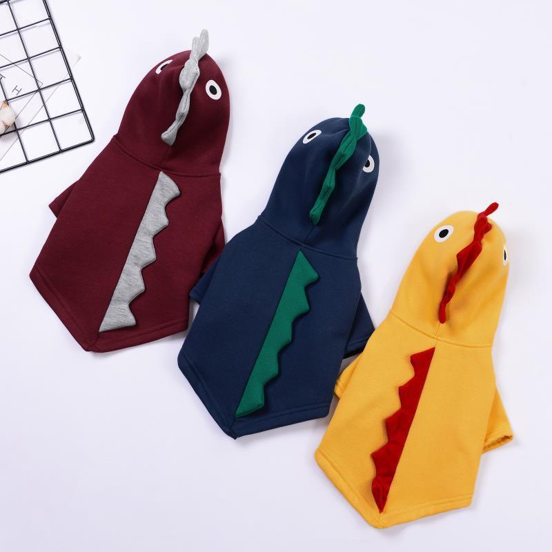 Dinosaur Cotton Velvet Pet Clothes