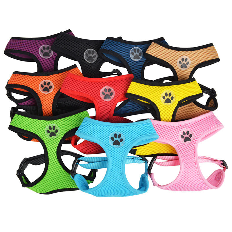 Mesh Pet Harness with Leash