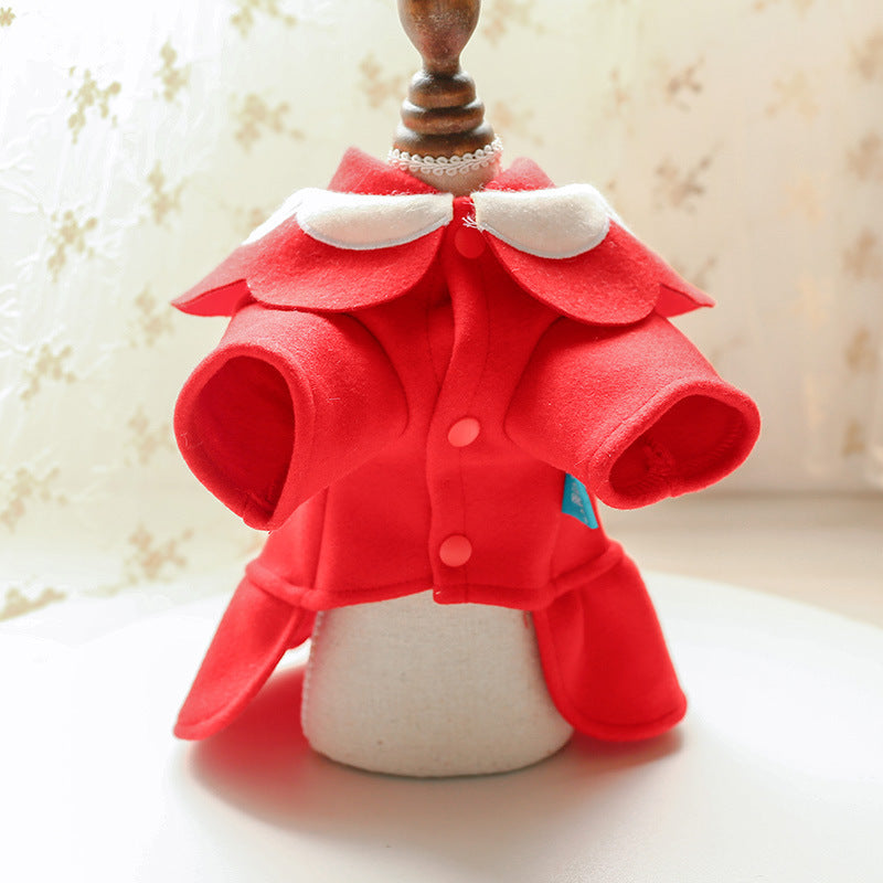 Pet Woolen British Style Costume