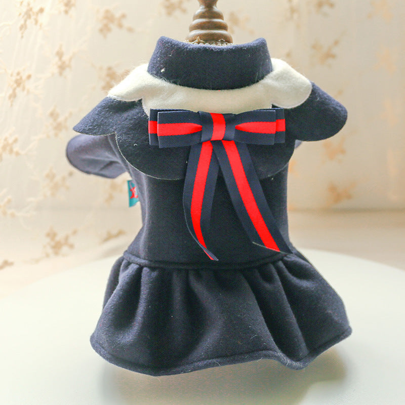 Pet Woolen British Style Costume