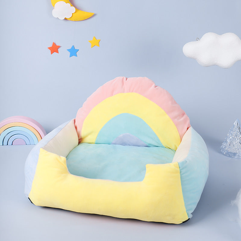 Rainbow Cat Bed