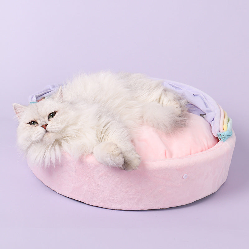 Rainbow Cat Bed