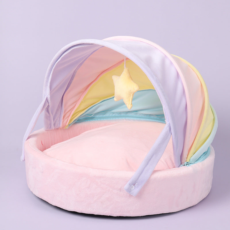 Rainbow Cat Bed