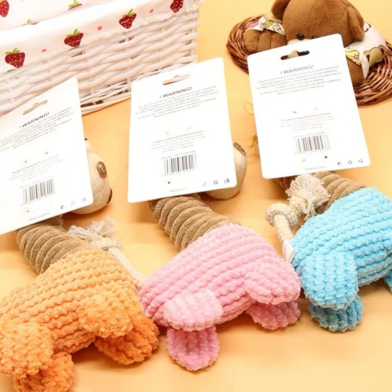 Plush Giraffe Pet Toy