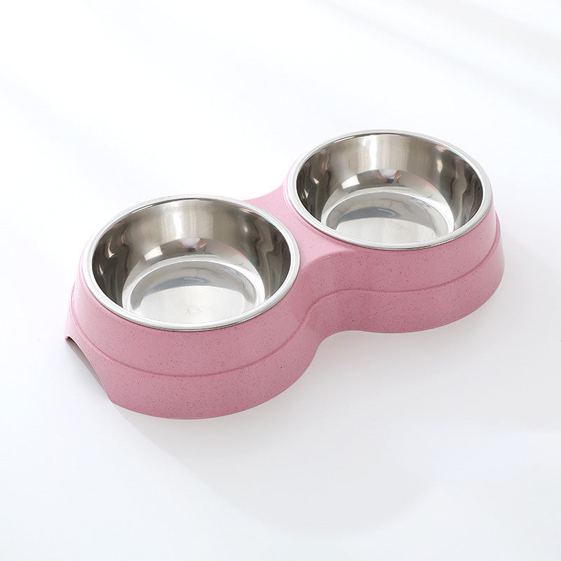 Double Pet Bowls Feeder