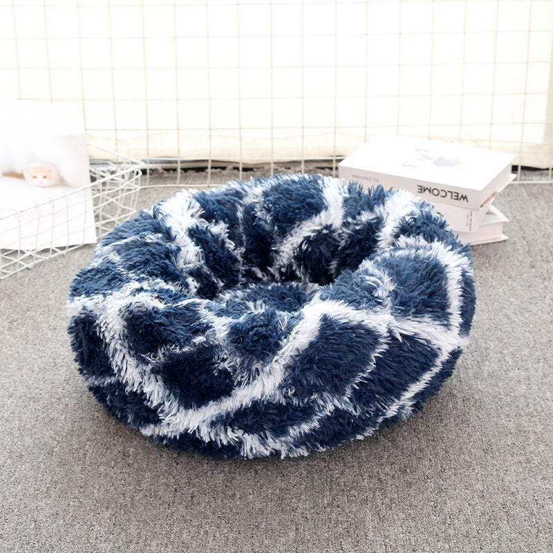Cathouse Plush Round Dog & Cat Bed