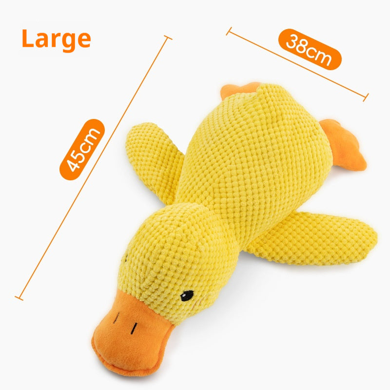 Calming Squeaky Duck Chew Toy