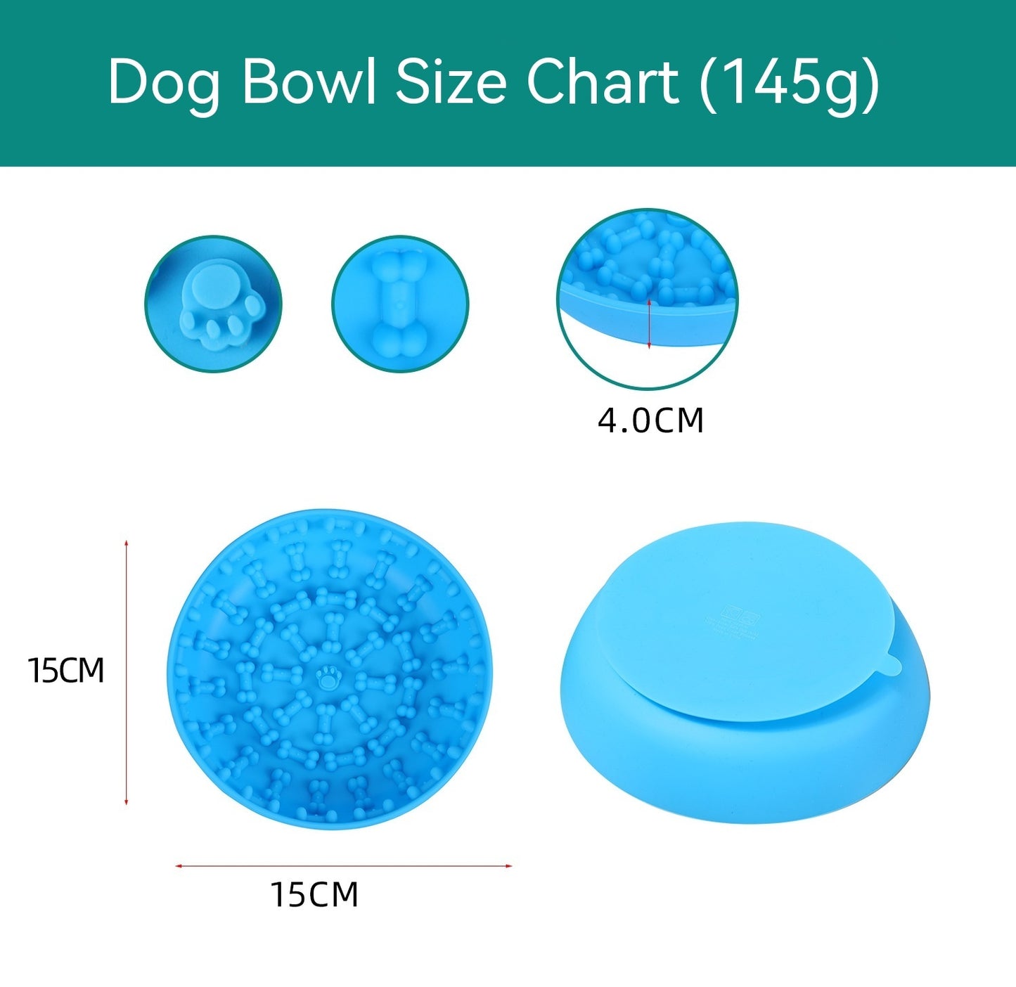 Non-slip Silicone Slow Feeder Bowl