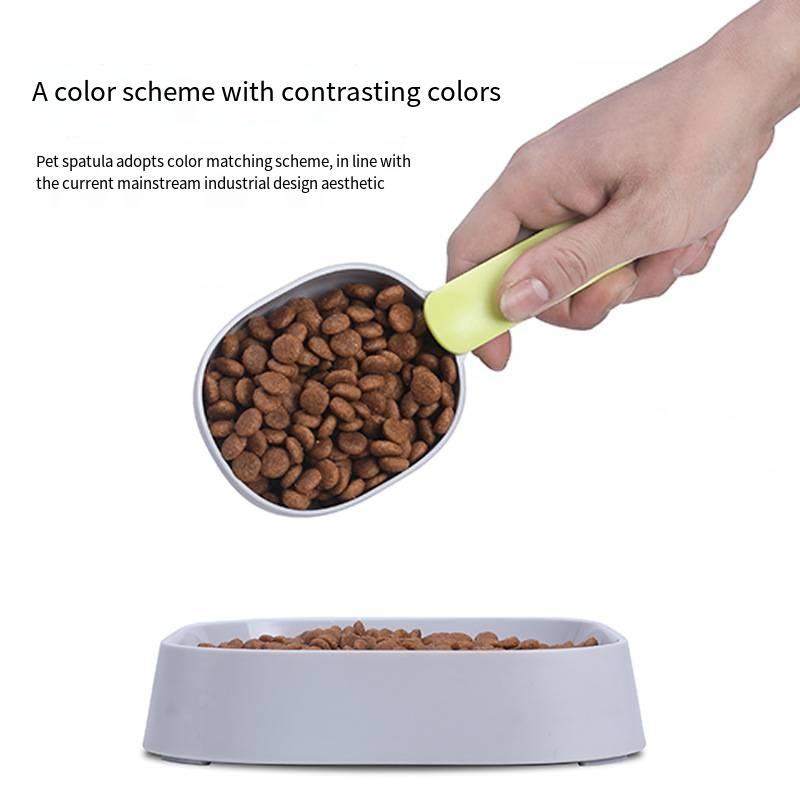 Pet Food Scoop with Clip Handle