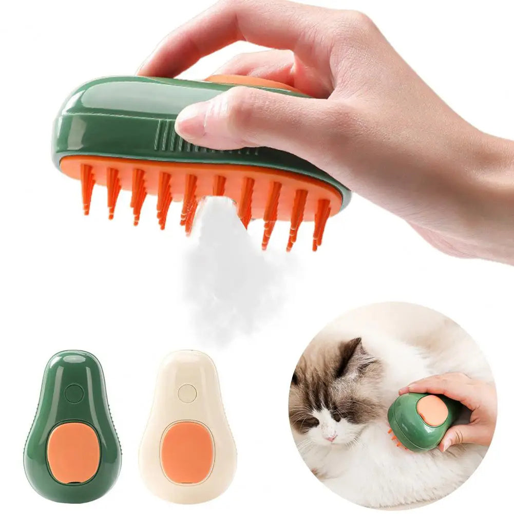 Steamy Electric Cat Grooming Brush