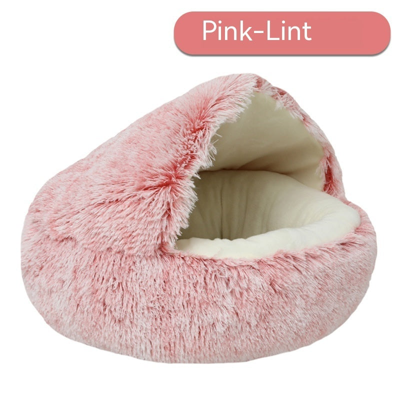 Semi-Enclosed Pet Bed