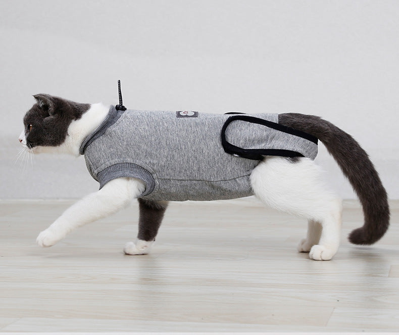 Pet Cat Recovery Suit
