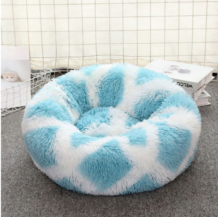 Plush Round Pet Bed