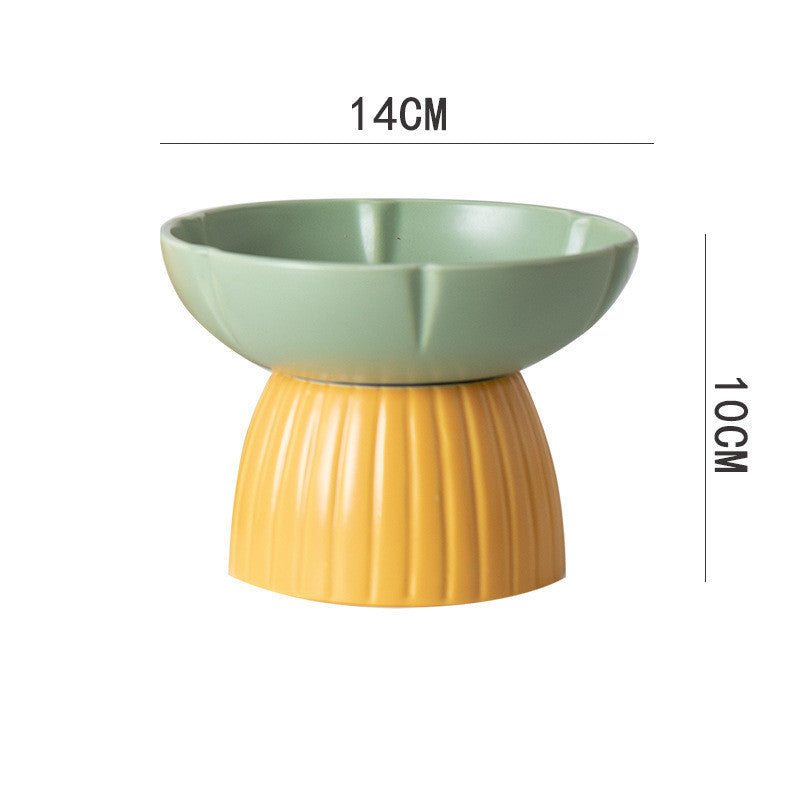 Pet Macaron Ceramic Bowl
