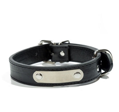 Custom PU Pet Collar with ID Tag