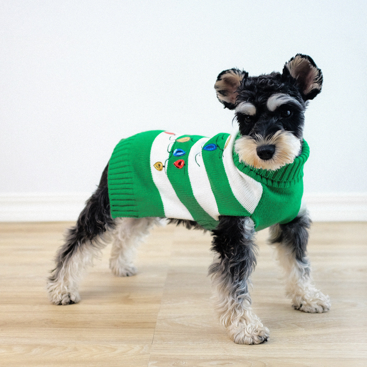 Striped Christmas Turtleneck Sweater