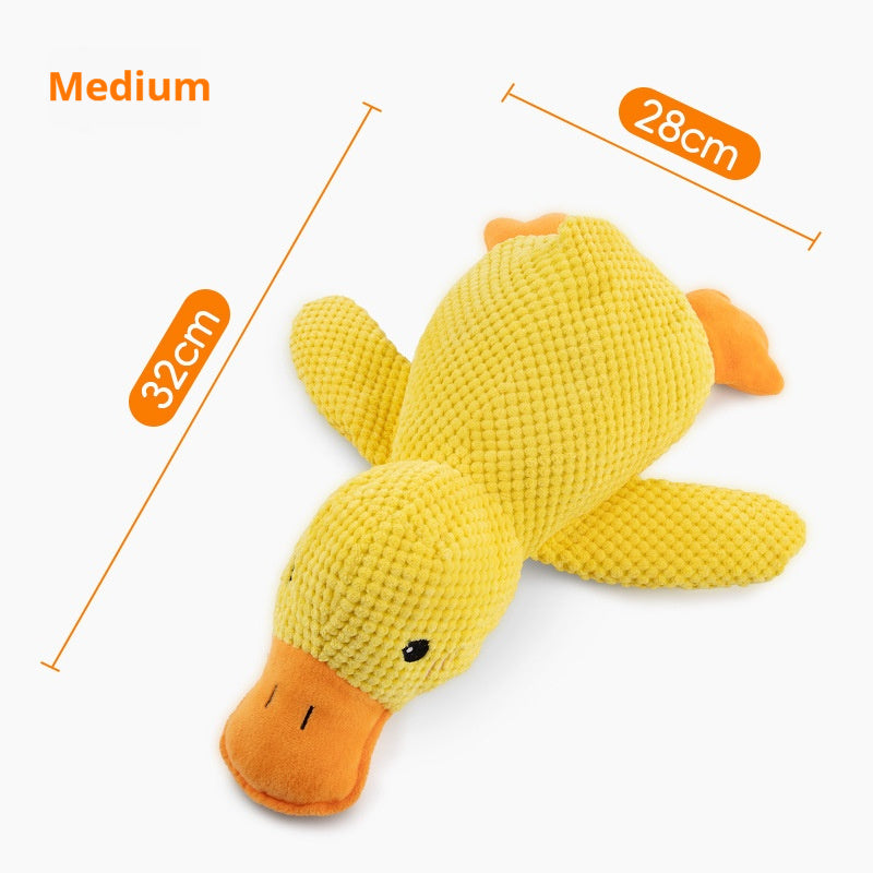 Calming Squeaky Duck Chew Toy
