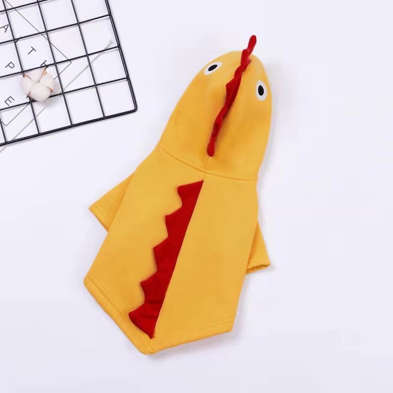 Dinosaur Cotton Velvet Pet Clothes