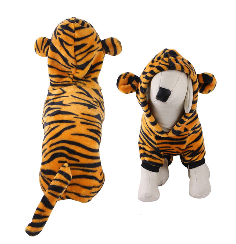 Cartoon Elk Dog Clothes