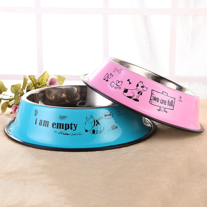 Stainless Steel Anti-Skid Dog Bowl