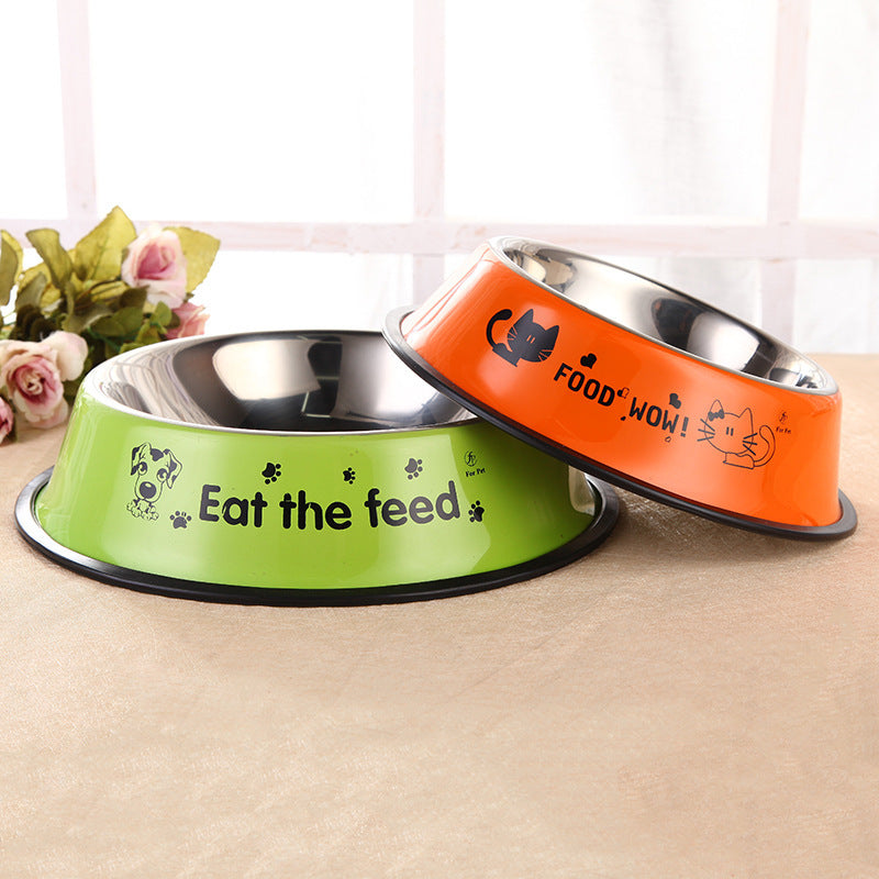 Stainless Steel Anti-Skid Dog Bowl