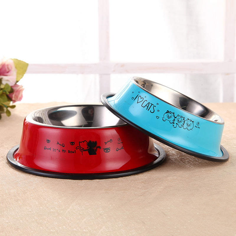 Stainless Steel Anti-Skid Dog Bowl