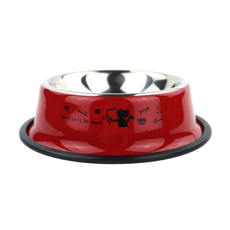 Stainless Steel Anti-Skid Dog Bowl