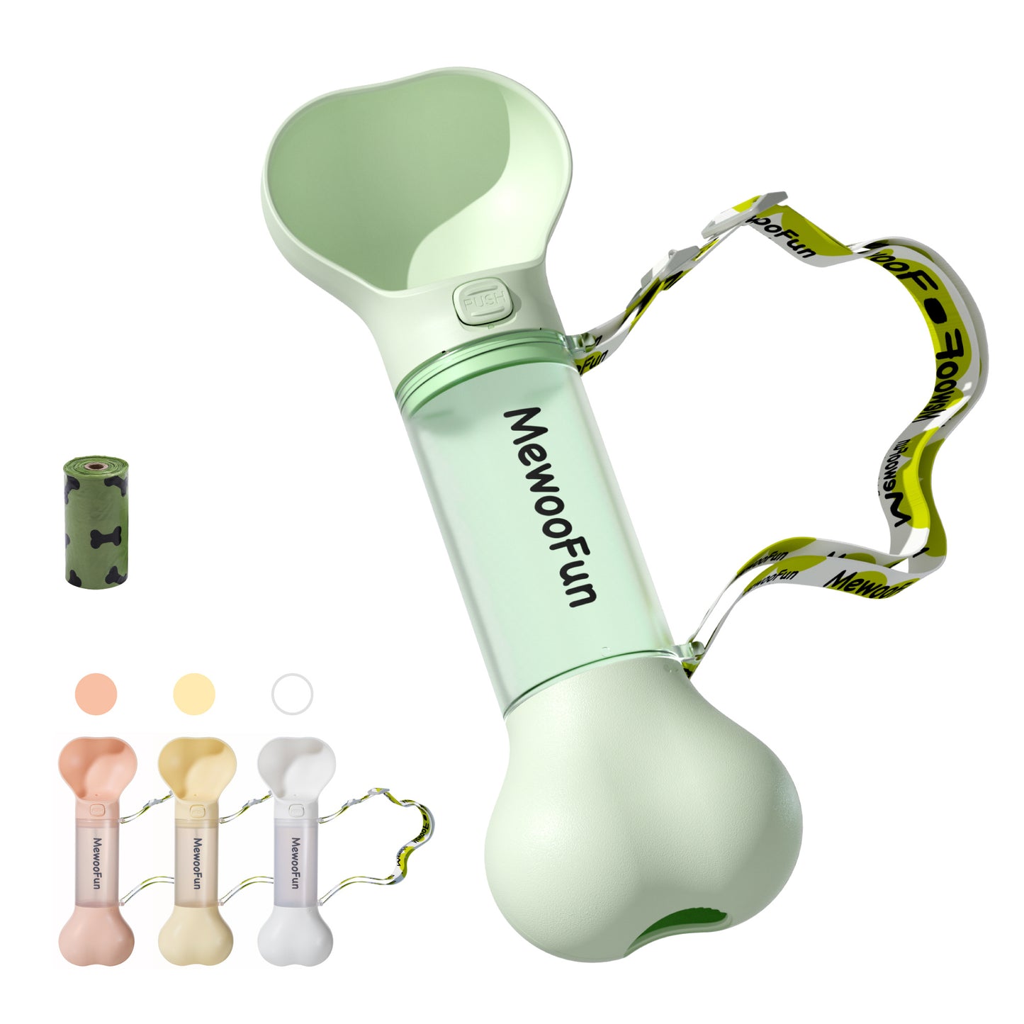 2-in-1 Portable Dog Water & Food Bottle