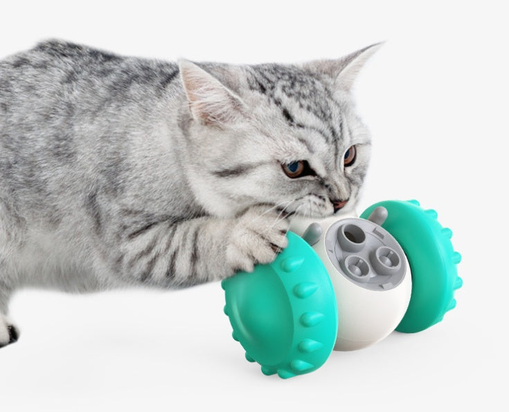 Interactive Pet Feeder Toy Car