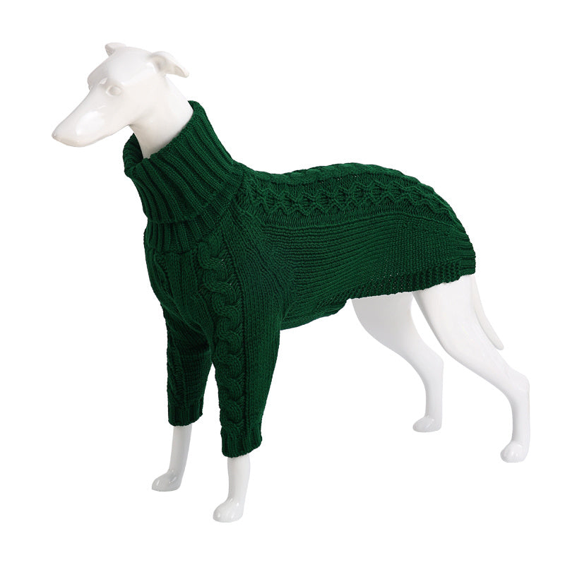 Winter High Collar Dog Sweater