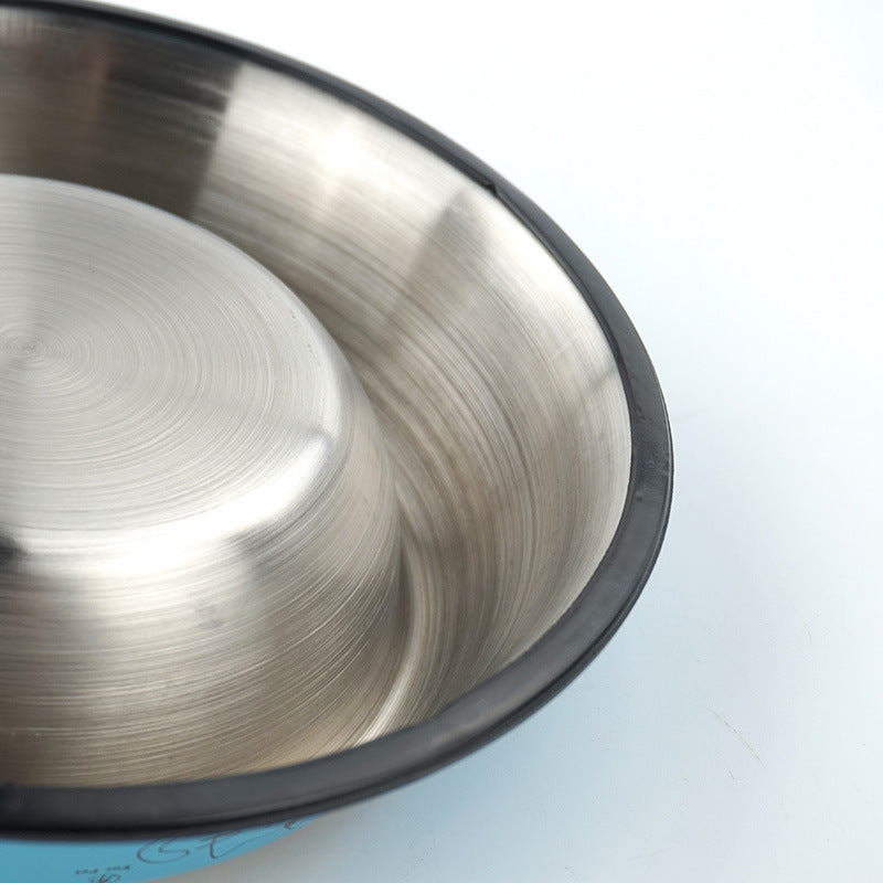 Stainless Steel Anti-Skid Dog Bowl