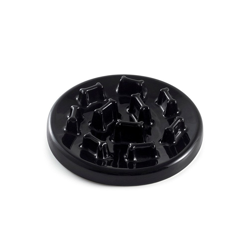Ceramic Slow Food Cat Bowl
