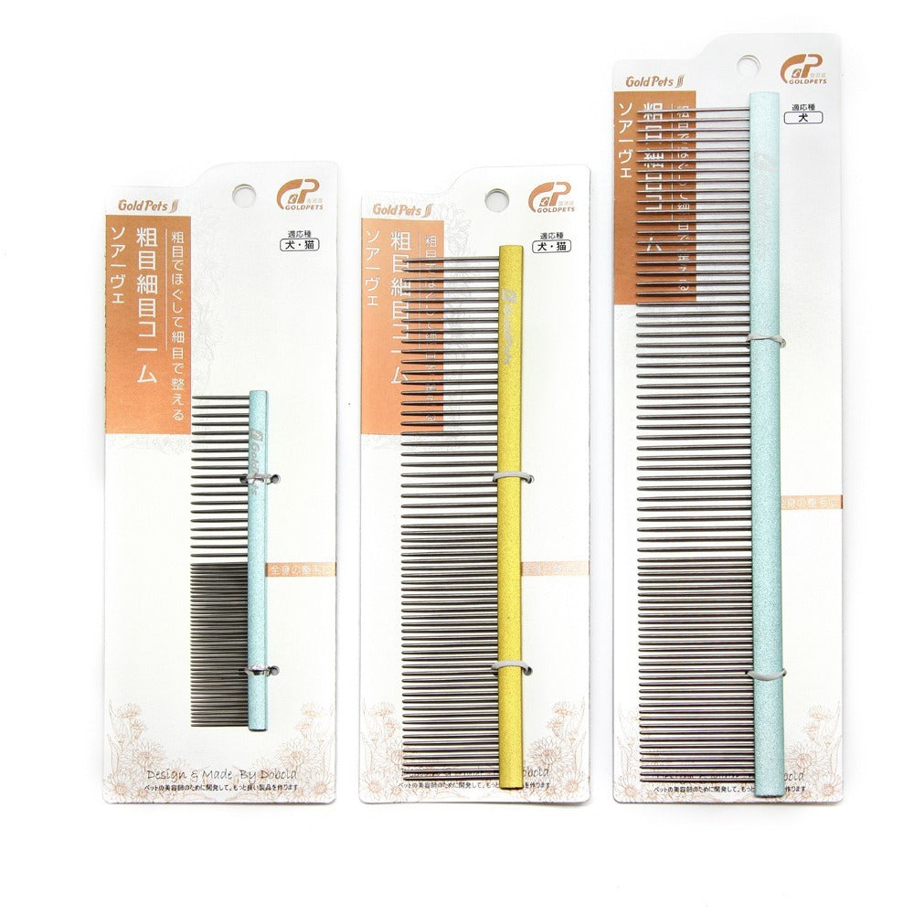 Colorful Stainless Steel Pet Grooming Comb