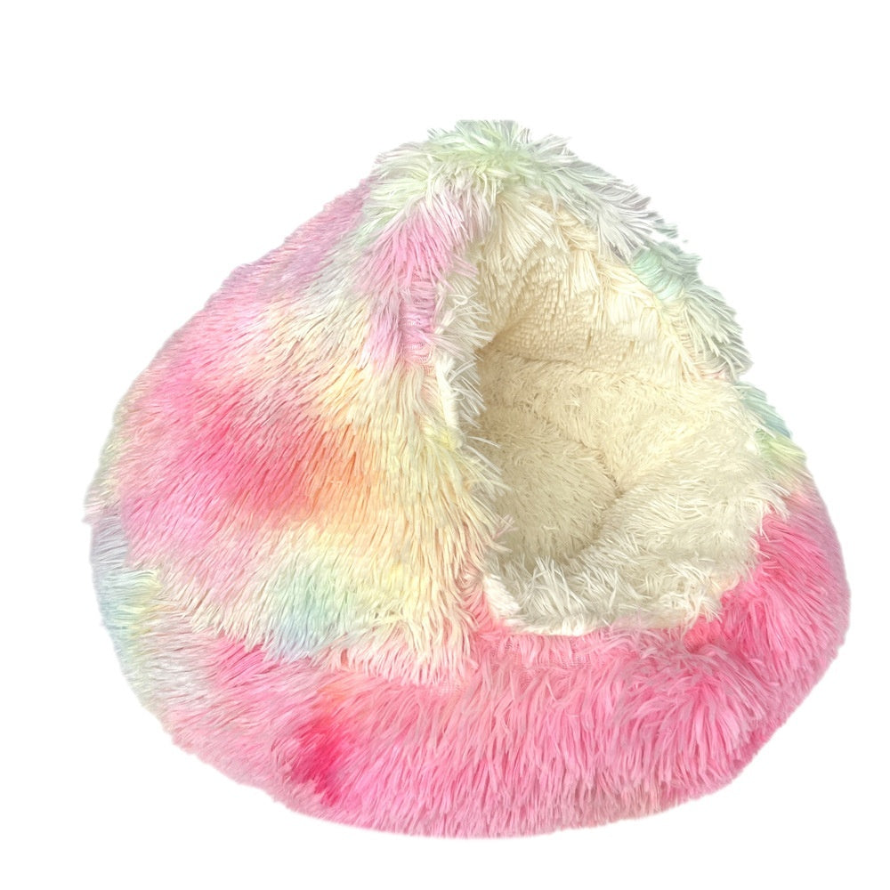 Semi-Enclosed Pet Bed