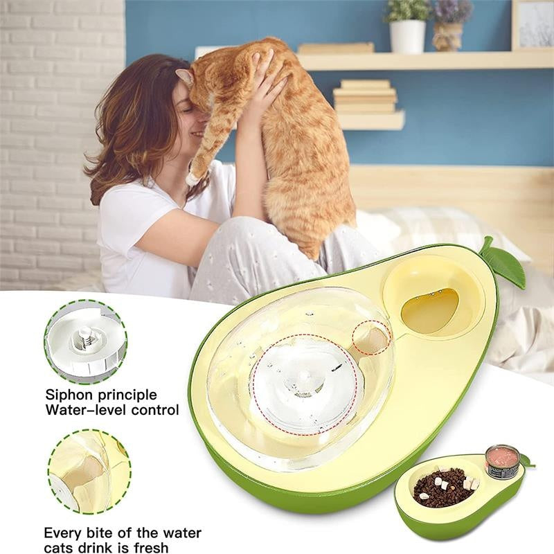 Avocado Shape Pet Feeder