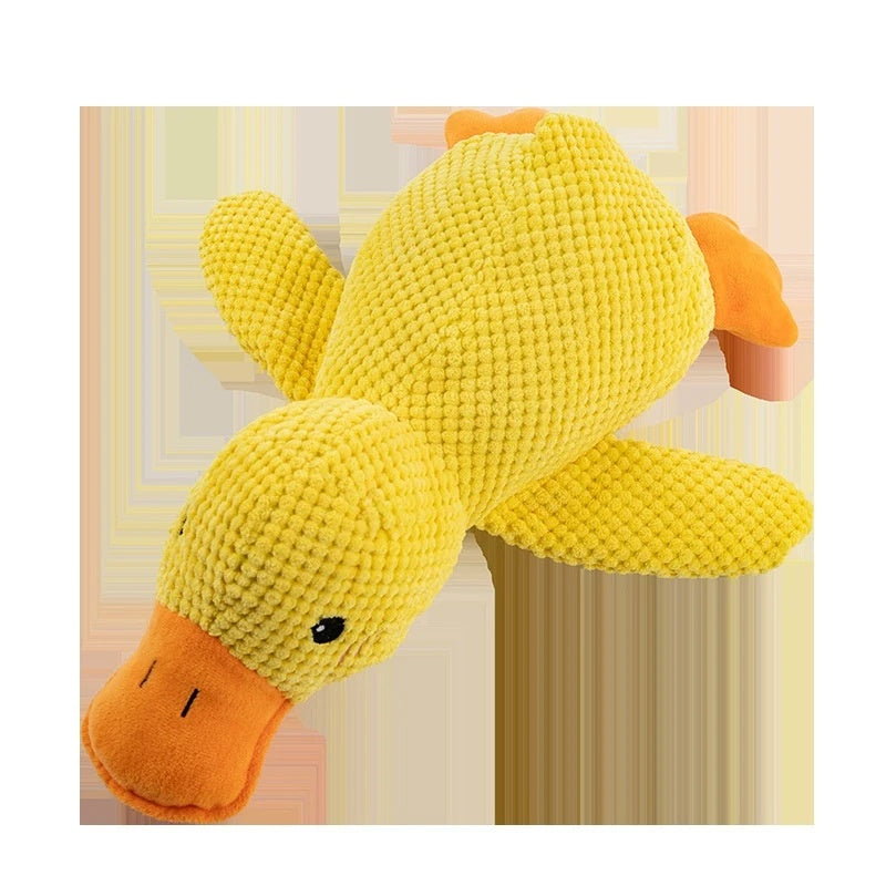 Calming Squeaky Duck Chew Toy