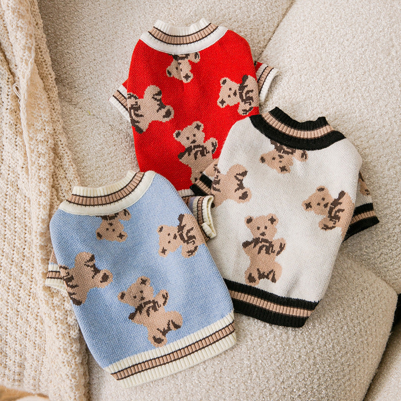 Warm Knitted Dog Sweater