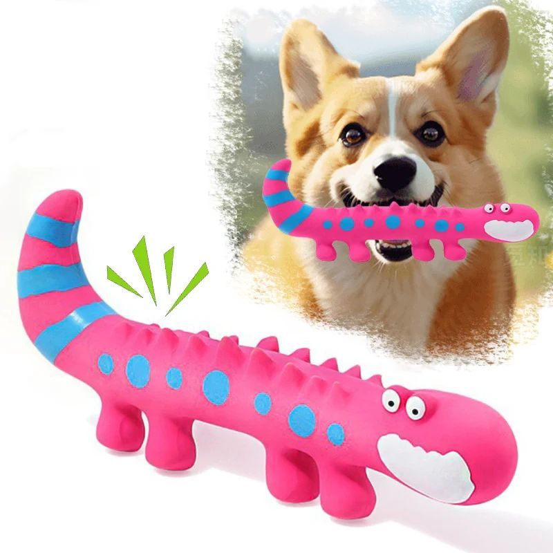 Latex Lizard Squeaky Dog Toy