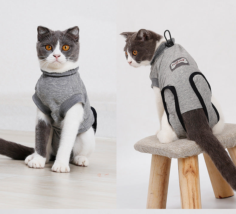 Pet Cat Recovery Suit